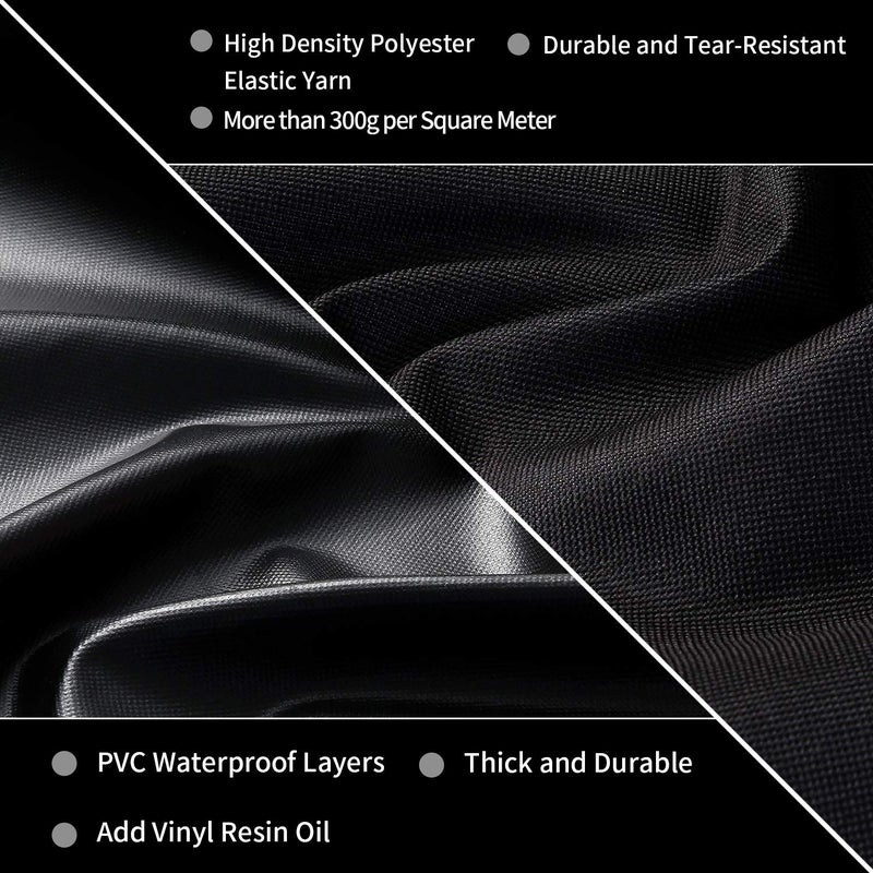 Jiesuo BBQ Grill Cover for Weber Charcoal Kettle: Heavy Duty Waterproof 22 Inch Weather Resistant Barbeque Grill Covers - Image 3